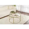  Hanah Home Dohányzóasztal Arany Arany-Átlátszó-80