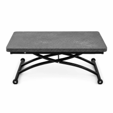  Hanah Home Dohányzóasztal Black Mini Juppo Ext - Black Eagle, Fekete bútor