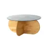  Hanah Home Dohányzóasztal Oak Bubble Wood - Fume, Oak