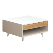  Hanah Home Dohányzóasztal tölgy fehér Silla bútor
