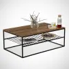  Hanah Home Dohányzóasztal Walnut Etna - Walnut