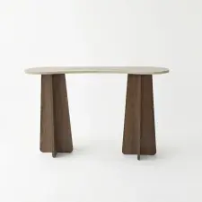  Hanah Home Dresser Travertine Walnut Zen - Travertine, Walnut bútor