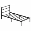  Hanah Home Egyszemélyes ágykeret Basic fekete - Fekete 90x200