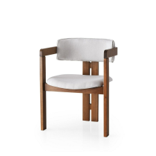 Hanah Home Étkező szék CO Cream and Walnut, krém bútor