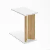  Hanah Home Kisasztal Sapphire Oak White Lun - Zafír tölgy, fehér