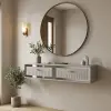  Hanah Home Komód Fehér Silver Tuna 120 - Fehér, Ezüst