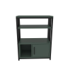  Hanah Home Könyvespolc GreenBlack Letos - Zöld, fekete