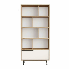  Hanah Home könyvespolc, NaturalWhite Boh4-Sw bútor