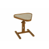  Hanah Home lerakóasztal Walnut Grey Marble Opus Ucgen 46 - Dió, Szürke Márvány