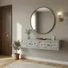  Hanah Home Moka 120 komód – fehér, arany