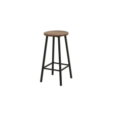 Hanah Home Mola Barok Black bárszék, fekete bútor