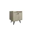  Hanah Home Nightstand Travertine Dopo - Travertine