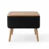  Hanah Home Nivo éjjeliszekrény - fekete