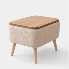  Hanah Home Side Table Beige Nora - Beige bútor