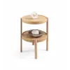 Hanah Home Side Table Oak Milan Yuvarlak 45 - Oak