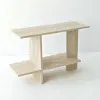  Hanah Home Side Table Travertine Essenziale - Travertine