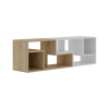  Hanah Home TV állvány Sapphire Oak White Glis - Sapphire Oak, Fehér