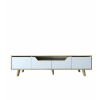  Hanah Home TV állvány Sapphire Oak White Roma 180 - Zafír tölgy, fehér