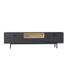  Hanah Home TV Stand Anthracite Naturel - Anthracite