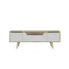  Hanah Home TV Stand Sapphire Oak White Roma 150 - Sapphire Oak, White
