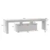 Hanah Home TV Stand Travertine Enclave - Travertine