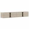  Hanah Home TV Stand Travertine Walnut Helen - Travertine, Walnut