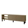  Hanah Home TV Stand Warm Oak Sapphire Oak River - Warm Oak, Sapphire Oak
