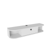  Hanah Home TV Stand White Ibarra - White