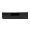  Hanah Home TV Stand Wood Black Vanguard - Wood Black