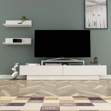  Hanah Home TV Unit White Lucca TV - White, White bútor