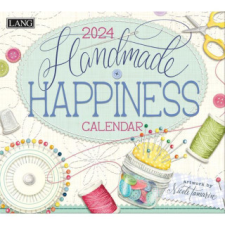 Handmade Happiness 2024 Wall Calendar naptár, kalendárium
