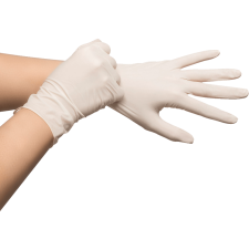 Handy 11120 Latex kesztyű M 10db védőkesztyű