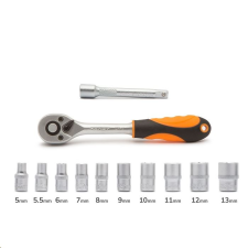 Handy dugókulcs készlet 12db-os racsnis (5-13mm) (10857A) (10857A) dugókulcs