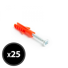 Handy Tipli + csavar - 6 x 30 mm - 25 db / csomag (04822A) barkácsolás, csiszolás, rögzítés