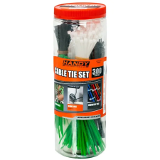 Handy Tools Vezeték kötegelő - 05431 (Több színű, 300db-os szett) villanyszerelés