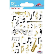 Hangjegyes mini papír matrica - 10x7,5 cm matrica