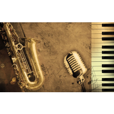  Hangszer tapéta, 350 x 200 cm tapéta, díszléc és más dekoráció