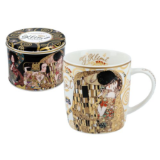 Hanipol H.C.532-3101 porcelán bögre fémdobozban, 450ml, Klimt: The Kiss bögrék, csészék