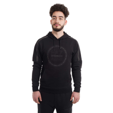  Hanorac Emporio Armani EA7 vonatlogó Series M kapucnis pulóver Rn Milano 3DPM65PJTKZ01200 A Negru M