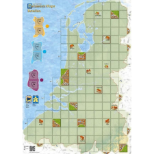 Hans im Glück Carcassonne - Map Benelux Térkép Benelux államok (19110-182) (HIG19110-182) - Társasjátékok társasjáték