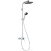 Hansgrohe ACTIVERA S Showerpipe 240 1 jet Ecosmart zuhanyrendszer, króm 28875000