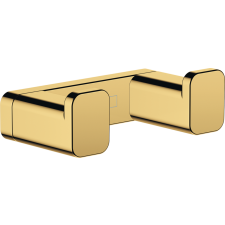 Hansgrohe AddStoris Törölköző horog két kampóval polírozott arany hatású 41755990 fürdőszoba kiegészítő