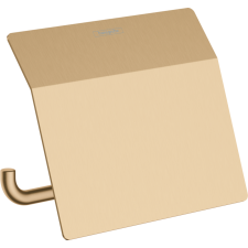 Hansgrohe AddStoris WC papír tartó fedlappal szálcsiszolt bronz 41753140 fürdőszoba kiegészítő