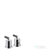 Hansgrohe AX Citterio 2-lyukú, termosztátos, peremre szerelhető fordítókaros kádcsaptelep DN15, króm 39482000