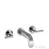 Hansgrohe AX Citterio 3-lyukú, falsík alatti fordítókaros mosdócsaptelep takarórozettákkal és rövid kifolyóval DN15, króm 39315000
