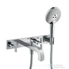 Hansgrohe AX Citterio 3-lyukú, keresztfogantyús kádcsaptelep dekorlappal DN15, króm 39441000 csaptelep