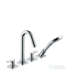 Hansgrohe AX CITTERIO 4-lyukú, peremre szerelhető kádcsaptelep, króm 34444000