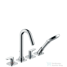 Hansgrohe AX CITTERIO 4-lyukú, peremre szerelhető kádcsaptelep, króm 34444000 csaptelep