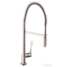Hansgrohe AX Citterio Semi-Pro egykaros konyhai csaptelep DN15, rozsdamentes acél hatású 39840800 csaptelep