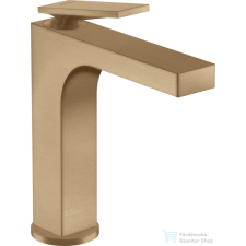 Hansgrohe AXOR CITTERIO 160 magasított mosdó csaptelep automata leeresztővel,szálcsiszolt bronz 39023140 csaptelep